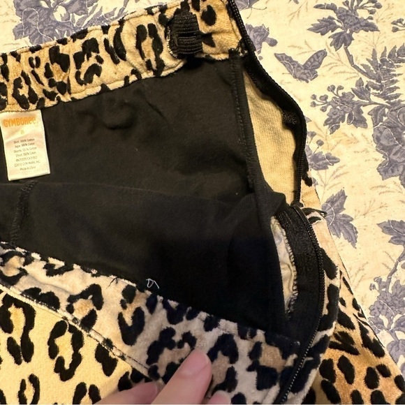 Gymboree Skort Soft Elastic Waist Front Pockets Leopard Print  Skirt Size 8 - Picture 5 of 8